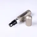 Portable 5ml matte bottom-fill perfume atomizer travel spray bottle in beige gray - 5ml / Grey-Beige