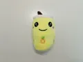 Adorable porte-clés en peluche thé aux perles à l'ananas pour sacs à dos - Tasse Thé au Lait Jaune / 10cm