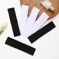 Set of premium black and white elastic yoga headbands for sports and sweat absorption - Thin / Set of 6 / Black & White Combo