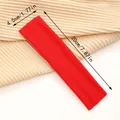 Red elastic sports headband for yoga and fitness with 4.5cm width and 20cm length details - Thin / 1 Piece / Red