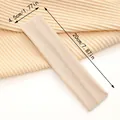 Elastic cream ribbed sports headband for yoga and fitness with 20cm x 4.5cm dimensions - Thin / 1 Piece / Beige