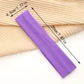 Purple thin elastic sports headband for yoga and fitness, size 4.5x20cm, sweatband - Thin / 1 Piece / Purple