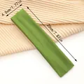 Green elastic sports headband 20cm x 4.5cm for yoga and fitness training - 1 Piece / Army Green