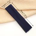 Solid navy blue elastic sports headband measuring 20cm by 4.5cm for yoga and fitness - 1 Piece / Navy Blue