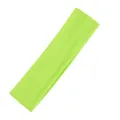 Bright neon green breathable elastic sports headband for yoga and fitness exercise - 1 Piece / Fluorescent Green