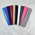 Set of multi-colored elastic sports headbands for yoga and fitness training - Style 8 / 10 Pieces Pack / Colorful