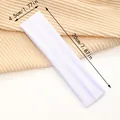 Professional thin white elastic sports yoga headband sweatband with size specifications - 1 Piece / White