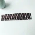 Dark brown elastic sports headband with white polka dot pattern for yoga and gym workouts - Polka Dot A / 1 Piece / Coffee Polka Dot