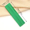 Bright green thin elastic sports headband with measurement details for yoga use - Fruit Green