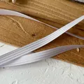Nastro di raso a righe lavanda per vestiti di bambole e confezioni regalo fai da te - 10mm / Lilla