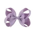 Large lavender purple grosgrain ribbon hair bow clip for kids boutique hair accessories - Light Purple (434)