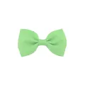 Lichtgroene haarspeld met strik van grosgrain lint voor kinderen en schattige baby's - 530