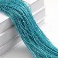 Tenda a fili turchese con inserti in argento per matrimoni e partizioni decorative - 100*200cm / Blu lago