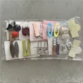Assorted Korean style colorful hair clip set with heart and star shapes for styling - Korean Fashion Hair Clips (JX-P18 10 Cards) / 10 Cards