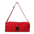 Bolsa de viaje roja de tela Oxford para fitness y viajes cortos diseño moderno - Pequeño / Rojo