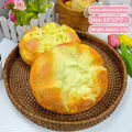Squishy speelgoed in de vorm van bloeiend brood van PU-schuim voor stressverlichting - Bloeiend Brood / 15x13x7cm (Ong. 110g)