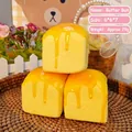 Langzaam herstellend squishy speelgoed in de vorm van geel boterbrood voor stressverlichting - Boterbrood / 6x6x7cm (Ong. 29g)