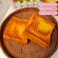Juguete Squishy de Pan Tostado Realista, Pan de Espuma de PU Suave para el Estrés - Tostada de Lava