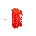 Pince à cheveux crabe rouge géante pour cheveux épais, mesure de 9 cm de longueur - Style Crabe Rouge