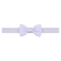Bandeau élastique à petit nœud lavande pour bébés tout-petits et nourrissons - Violet Clair (420)