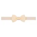 Bandeau élastique confortable pour bébé doté d'un petit nœud en ruban gros-grain crème - Beige (815)