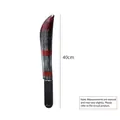 Halloween realistic plastic bloody machete prop for role play costumes, 40cm length - Machete