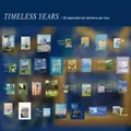 Vintage artistic postage stamp stickers featuring 30 unique Impressionist oil painting patterns - Golden Years