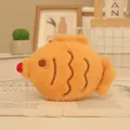 Porte-clés mignon en peluche en forme de poisson frit - 10cm / Daurade d'Automne