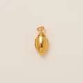 Pendentif de rugby en acier inoxydable plaqué or 18 carats pour création bijoux DIY - Football Américain