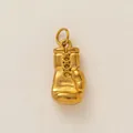 Pendentif gant de boxe en acier inoxydable doré pour création de bijoux DIY - Pendentif Gant De Boxe