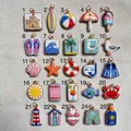 Set mit 25 Emaille-Anhängern im Sommer-Strand-Design für kreatives DIY-Schmuckzubehör - Sandburg Anhänger