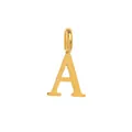 Hochwertiger goldener Edelstahl-Anhänger Buchstabe A für Schnürsenkel und DIY-Zubehör - Gold Buchstabe A