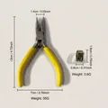 Professional jewelry making pliers and thimble ring tool with measurement marks - Handmade Tool Kit / 1 Set (Tweezers + Jewelry Ring)
