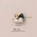 Cute hand-painted enamel cat pendant in gold-plated copper finish for jewelry DIY. - Pendant Only (Without Chain) - Black Scarf Cat