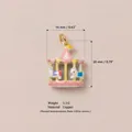 SKU variant of colorful carousel pendant with enamel painting and gold plating - Carousel Pendant (No. 12)