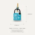Pendentif pingouin mignon en émail sur bloc de glace bleu pour bijoux DIY personnalisés - Pendentifs / Manchot Glaçon