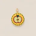 Summer fruit series round apple pendant charm for swimwear and accessory decoration - Apple