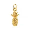 Handmade golden pineapple pendant charm for DIY jewelry making and summer bikini chains - Pineapple