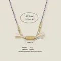 Detailed view of colorful woven cord necklace featuring a HAPPY engraved gold-tone pendant - HAPPY Sun