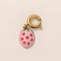 Pendentif fraise rose élégant avec fermoir doré pour décoration de maillots de bain - Pendentif Fraise / Rose
