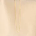 Minimalistische vergulde koperen ketting, perfect accessoire voor DIY sieraden maken - Schakelketting 1.5mm 45+5cm