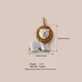 Löwen-Anhänger aus Emaille und Kupfer mit Maß- und Gewichtsangaben - Nr. 1 Löwenanhänger / Löwe Anhänger