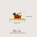 Dachshund dog charm pendant in copper material for animal collection jewelry accessories - 2 Dachshund