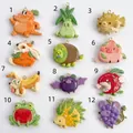 Collection of 12 vibrant fruit-animal hybrid cartoon charms for creative jewelry DIY. - Crocodile Shape Pendant Only (Without Chain) (1)
