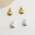 Détail des pendentifs coquillage en argent S990 évidé pour bijoux DIY créatifs - 1 Pièce / Argent
