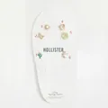 6-pack colorful enamel flip flop charms with summer cactus and butterfly motifs - Cyan Cherry Blossom Charm