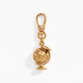 Gold metal globe pendant with graduation cap charm for graduation season DIY jewelry - Graduation Globe Charm