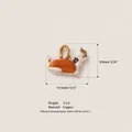 Accessorio per gioielli fai da te in rame a forma di gatto con specifiche (82 chars) - Ciondolo Solo (Senza Catena) - Gatto Hot Dog