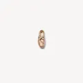 Pendentif chausson de danse en or rose orné de pierres scintillantes élégant - Accessoire Chaussons de Danse (HSNK255015SI)