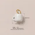 Mini witte koffiekop hanger bedel van 316 roestvrij staal voor DIY sieraden maken - Puur Witte Theekop Hanger (6) / Wit